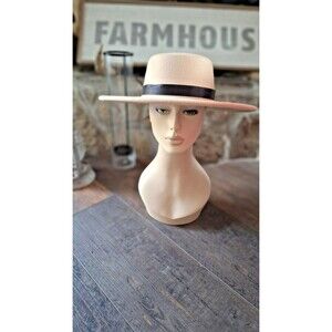 Big Wide Brim Women Fedora‎ Hat Oval-rice PRO CELIA 58 CM